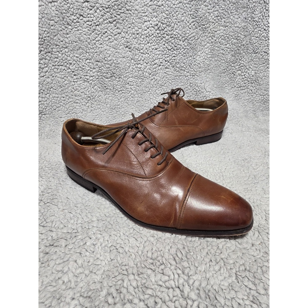 Florsheim Corbetta Cap‎ Toe Oxford Brown Dress Shoes Mens 13